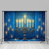 Aperturee - Aperturee Sacred Candle Lamp Stand Curtain Photography Backdrop